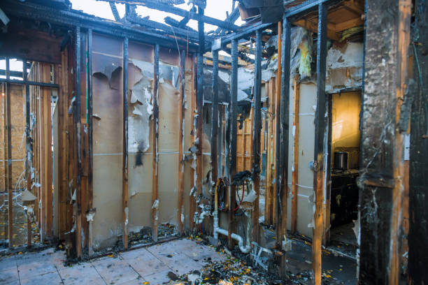 Professional Emergency Fire Cleanup technician working in Rio Pinar, FL